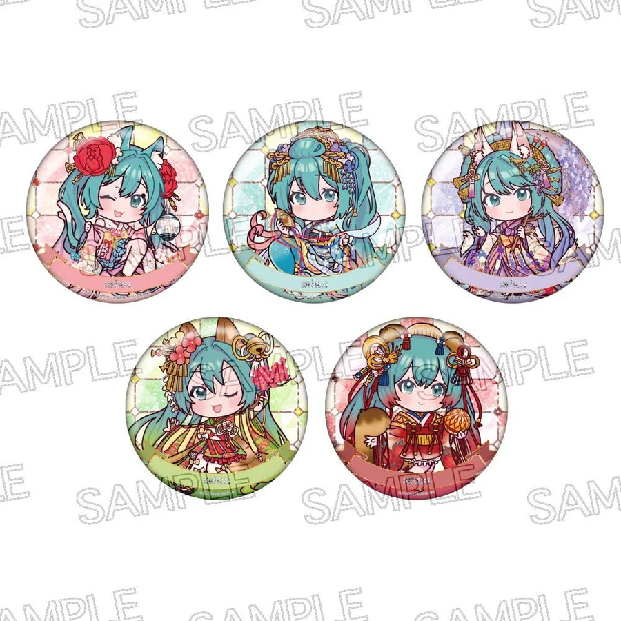 Hatsune Miku: Hyakki Yakou Rei-En Sparkling Can Badge - 1 Unidade